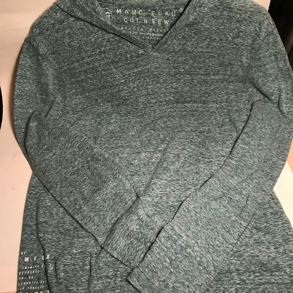 Marc Ecko  L/S LG Pullover W/Hood lgtwht sea gen